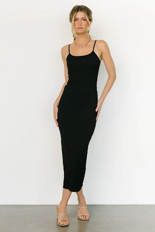 Ramsey Bodycon Tank Dress | Black