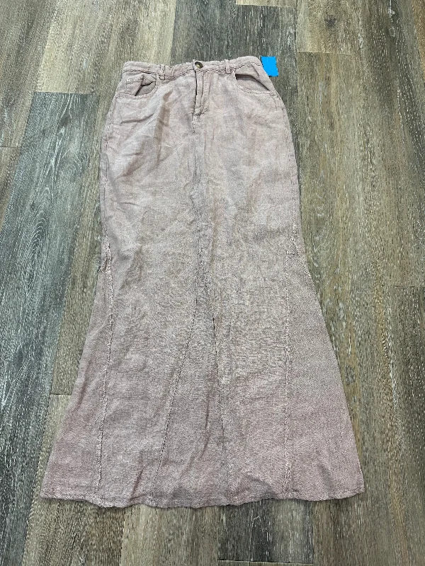 Skirt Maxi By Zara In Pink, Size: S