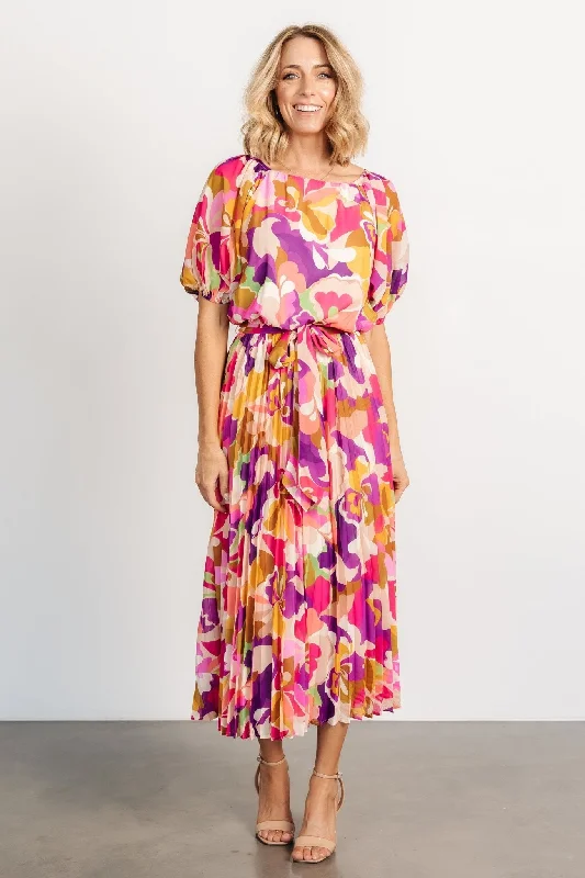 Maven Midi Dress | Multi Print