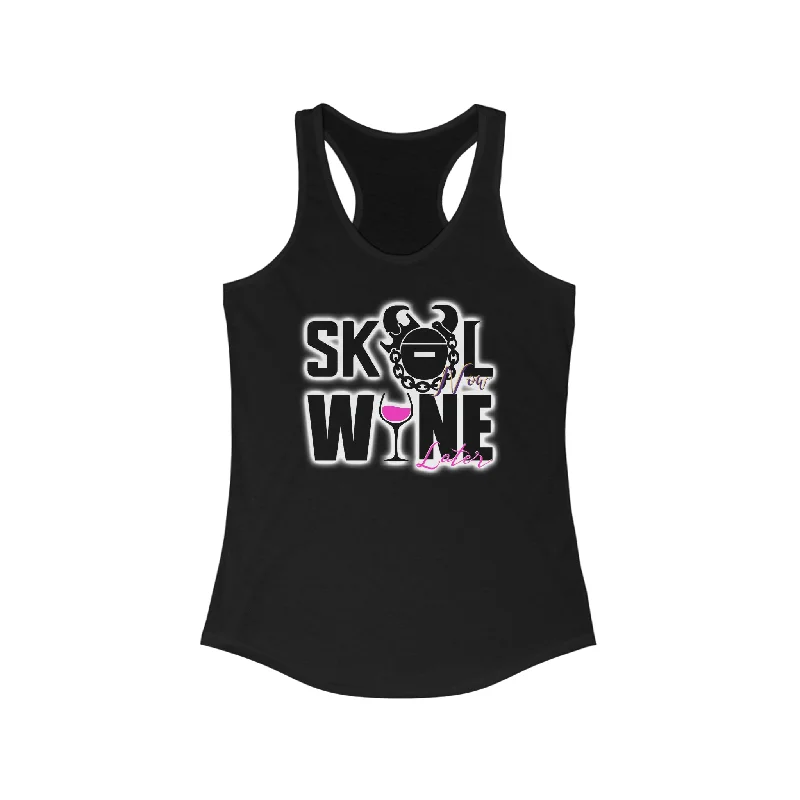 Ladies Ideal Racerback Tank - WINE later