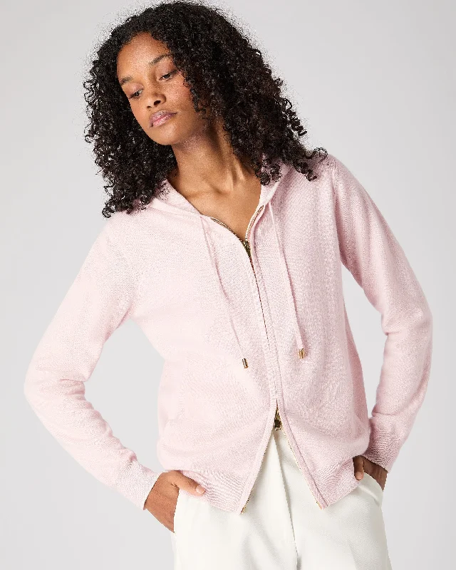 Women's Ada Cashmere Hoodie Quartz Pink