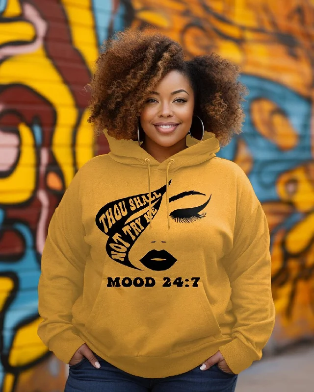 Thou Shalt Not Try Me Long-sleeved Hoodie