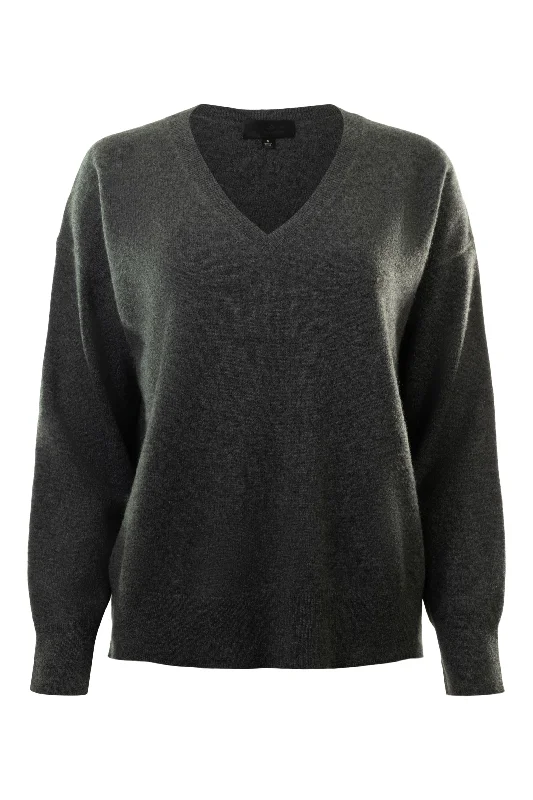 Nili Lotan Toni Sweater in Charcoal