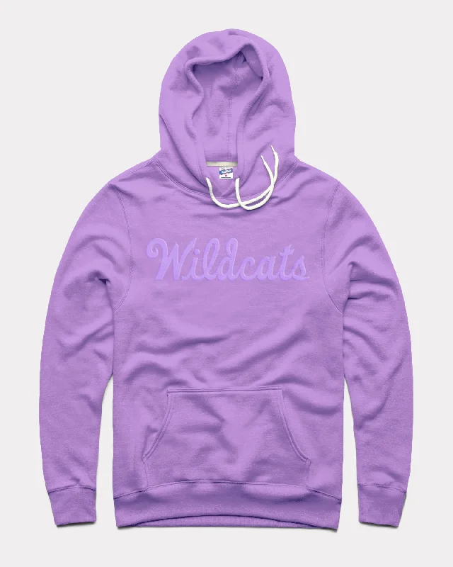 K-State Wildcats Script Puff Ink Lavender Hoodie