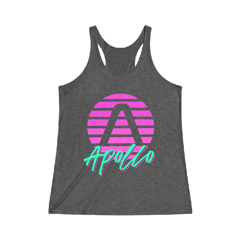 Apollo 80's Women's Tri-Blend Racerback Tank