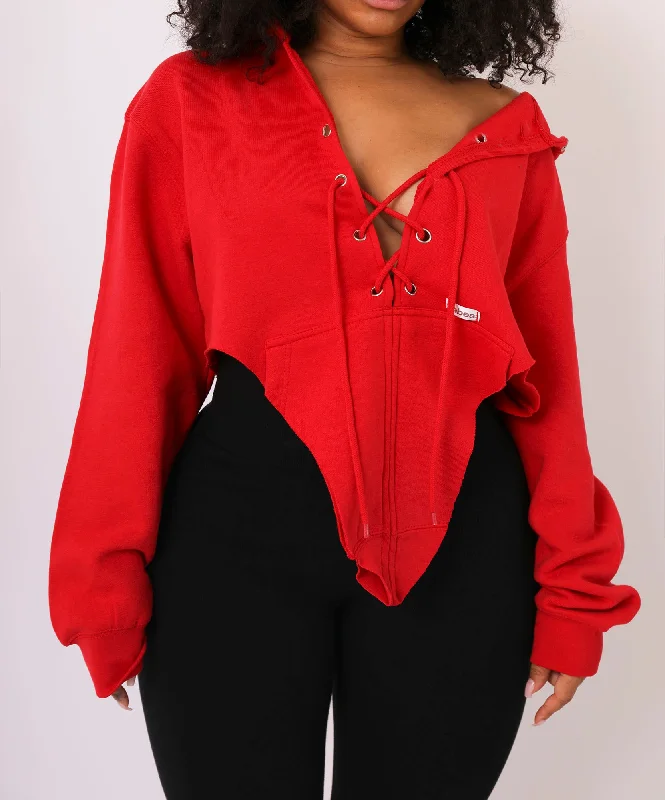 Corset LA Winter Hoodie (red)