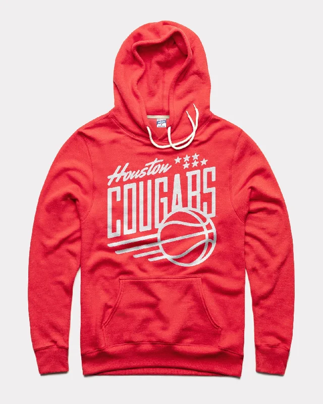 Houston Cougars Basketball Red Hoodie