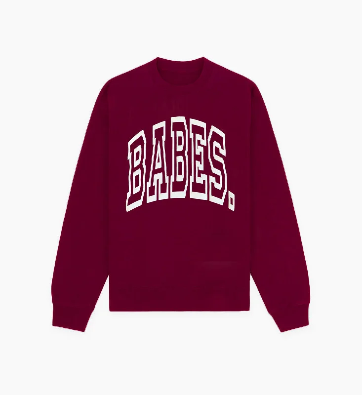 BABES Crewneck (burgundy)