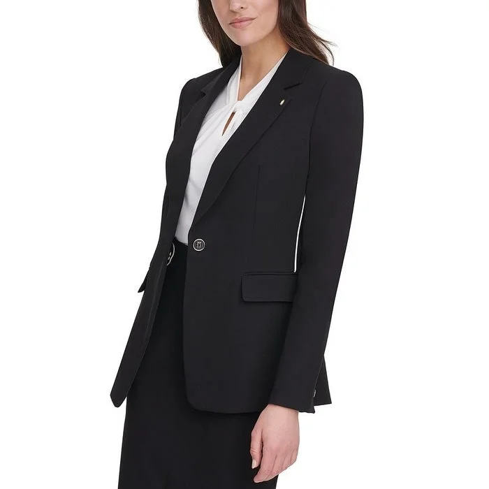 Tommy Hilfiger Women's Blazer Wear to Work Jacket Black Size 16