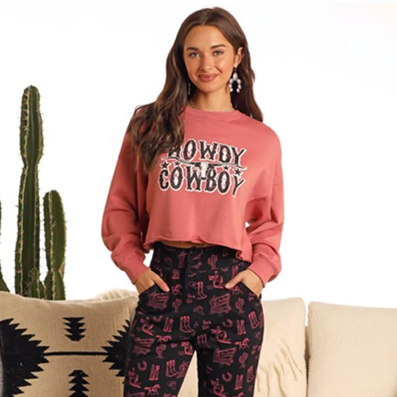 Rock & Roll Women's Howdy Cowboy Sweatshirt