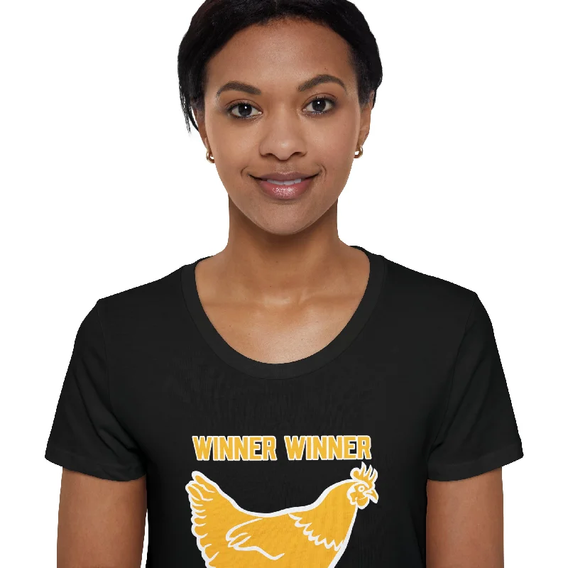 Women's Organic T - Winner Winner Chicken Dinner