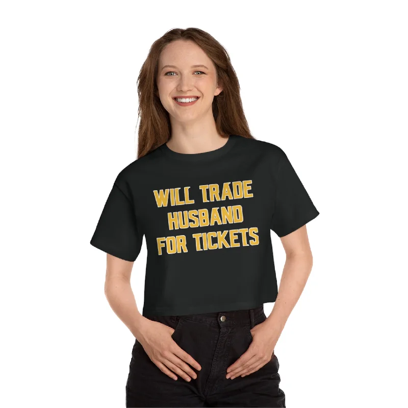 Women's Champion Heritage Cropped Top - Husband for Tickets