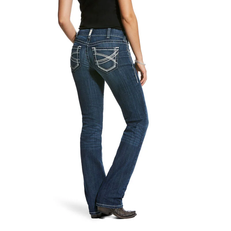 R.E.A.L. Mid Rise Stretch Ivy Stackable Straight Leg Jean