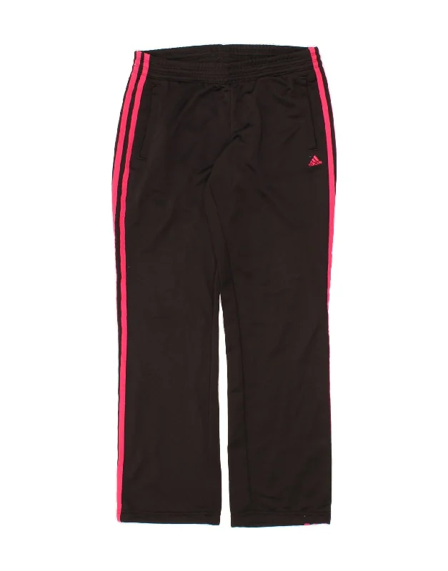 ADIDAS Womens Tracksuit Trousers UK 8/10 Small  Black Polyester