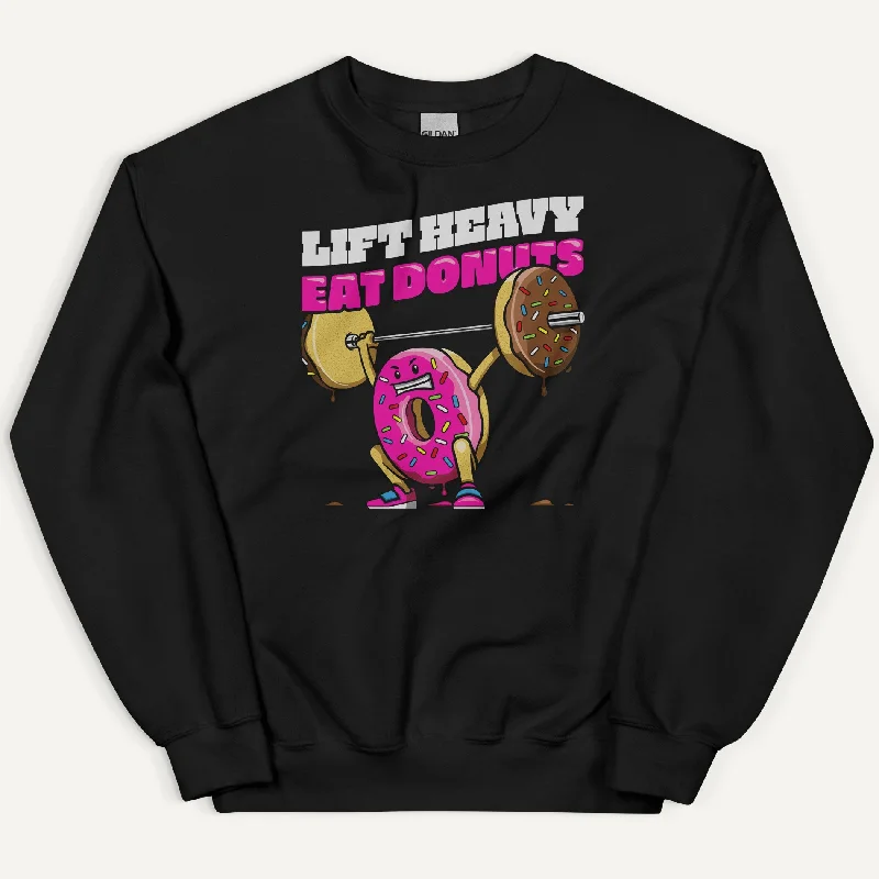 Lift Heavy Eat Donuts Sweatshirt