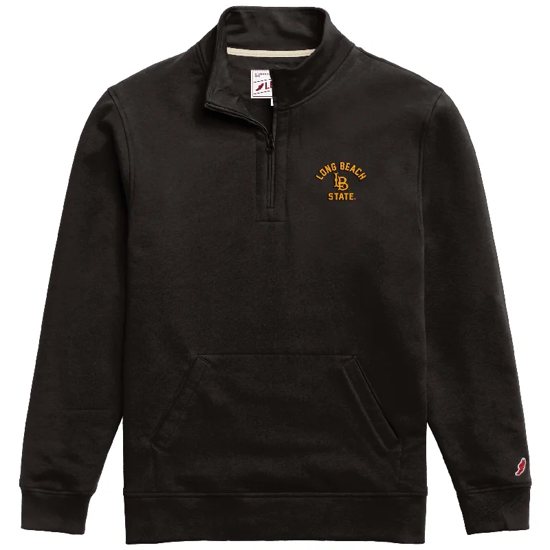 LB Over LB 1/4 Zip - Black, League