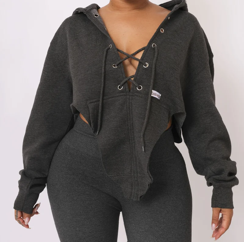 Corset LA Winter Hoodie (charcoal)