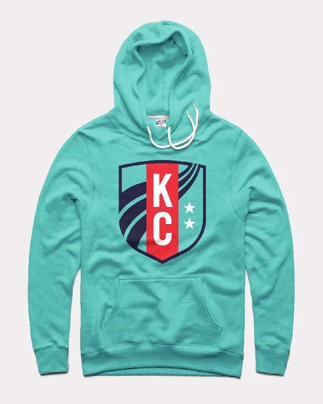 KC Current Logo Crest Teal Hoodie