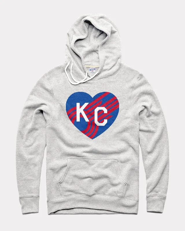 KC Comets Heart Ash Hoodie