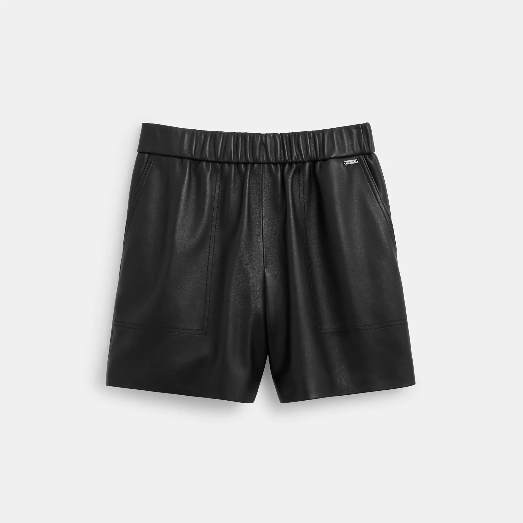 Coach Outlet Leather Shorts