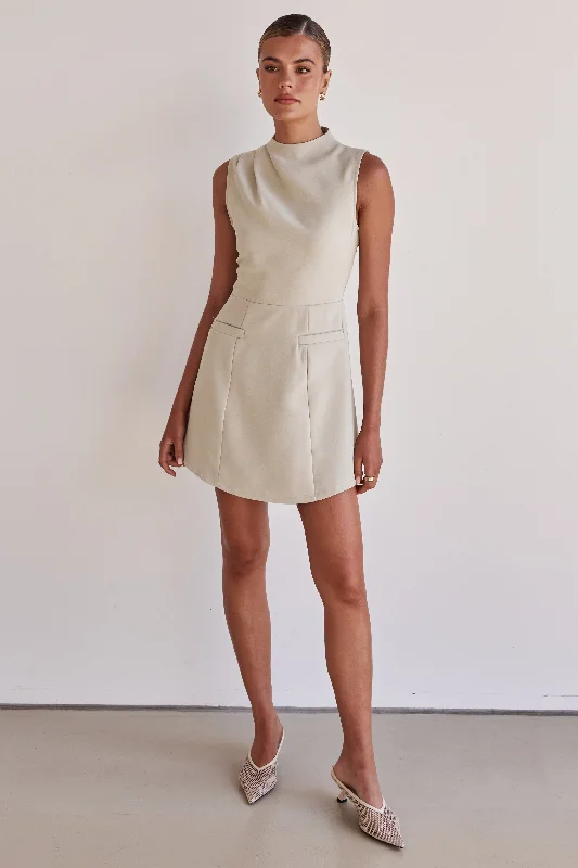 Gaia Mini Dress (Sage)