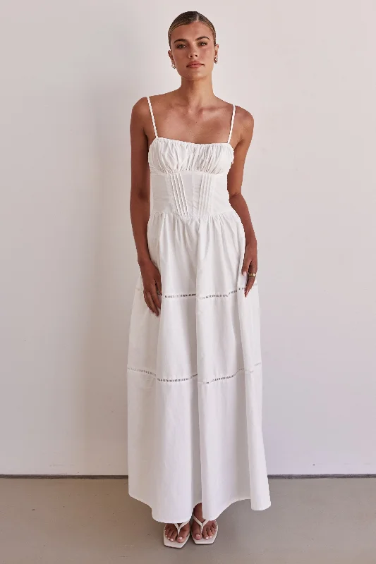 Paolo Maxi Dress (White)