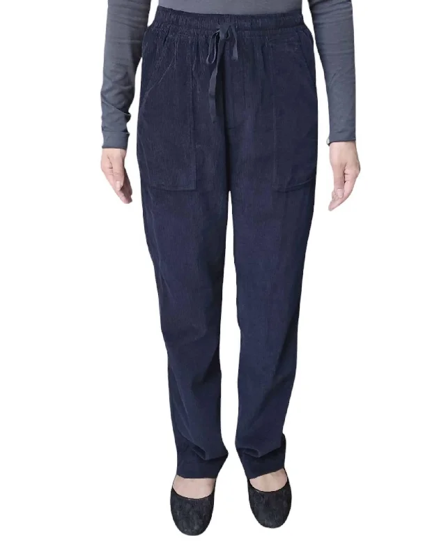 Women's Peyou Woven Pants In Midnight