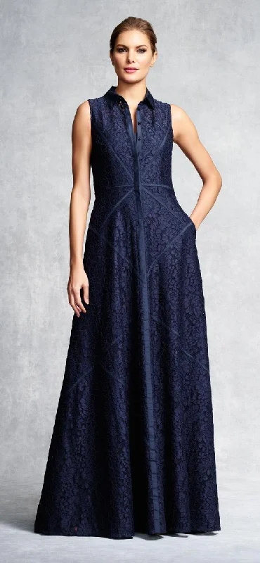 Aidan Mattox - 54473060SC Sleeveless Lace Throughout Long Dress